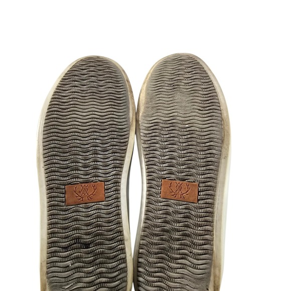 Martin Dingman Mens Cameron Sheepskin Leather Shoes Size 11 Whiskey Sneakers - Picture 8 of 8